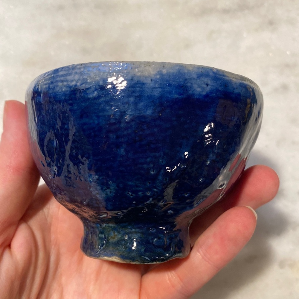 Handmade Japanese tea bowl